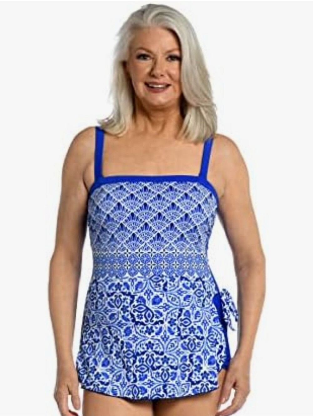 Women's Bandeau Sarong One Piece Swimsuit - Maxine Of Hollywood - 12